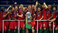 Portugal lift their maiden title at the European Championships in 2016